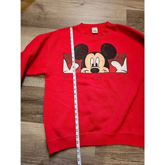 Disney Christmas Mickey Sweater size Medium Oversized Vintage Y2K - Picture 4 of 10